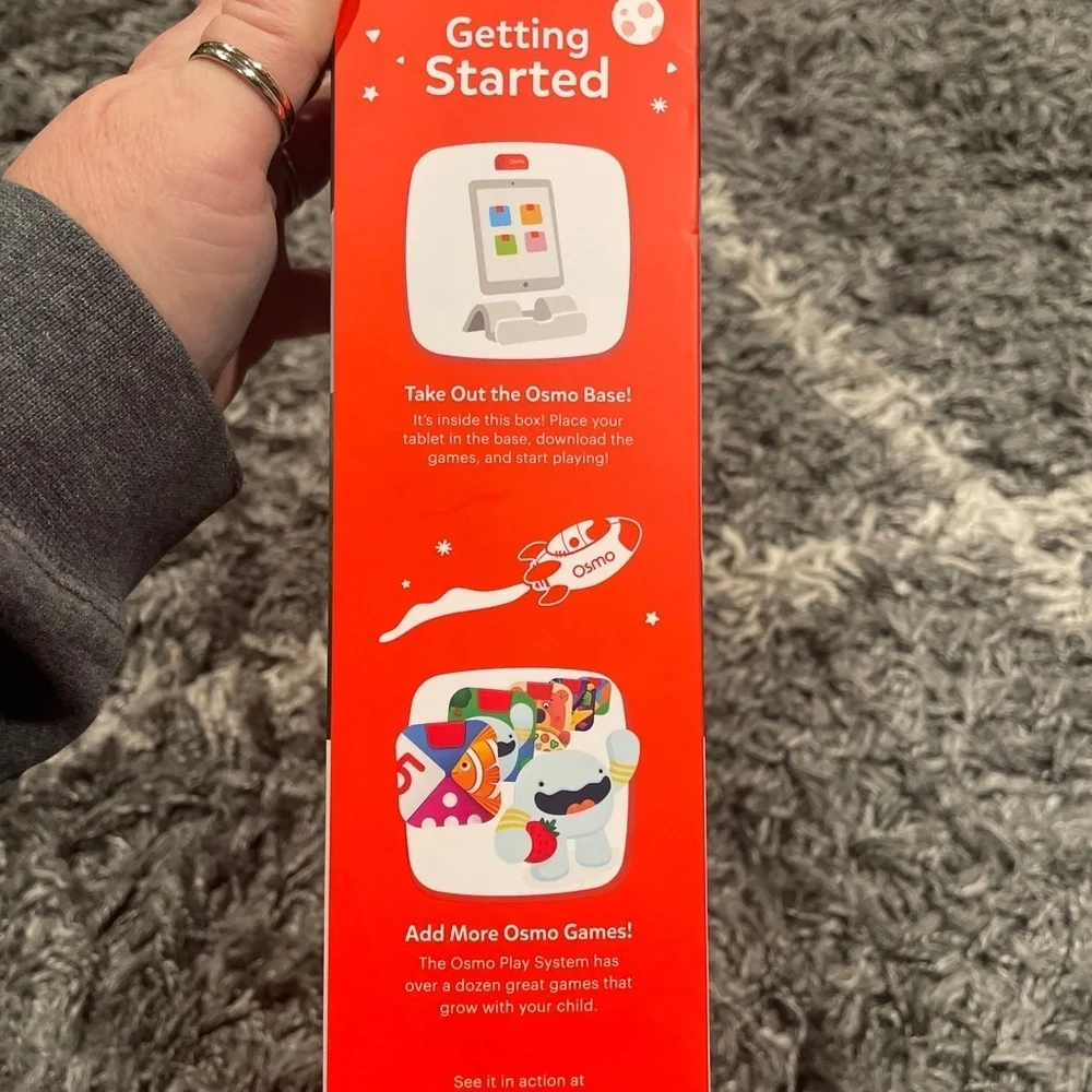 Osmo Little Genius Starter Kit Learning Games for Ipad Tablet Ages 3-5 STEM